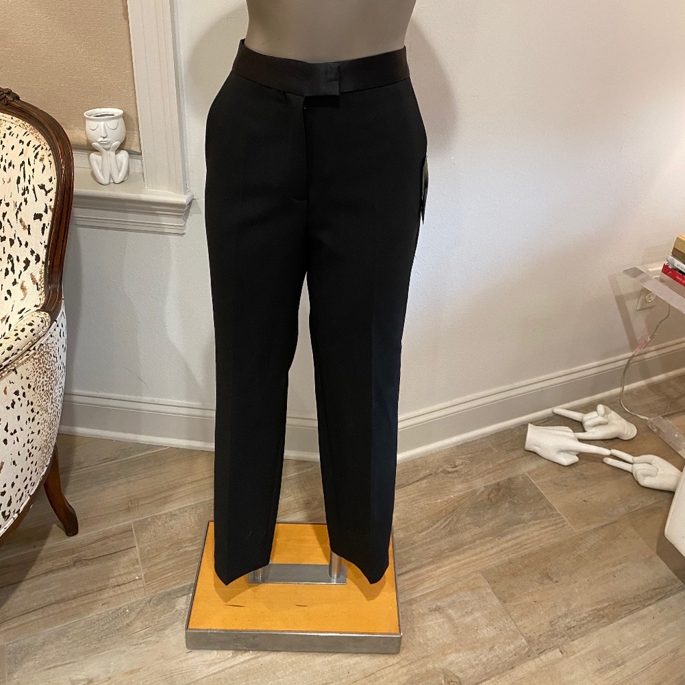 Black Zara Tuxedo Pants, New with Tags, sized medium.